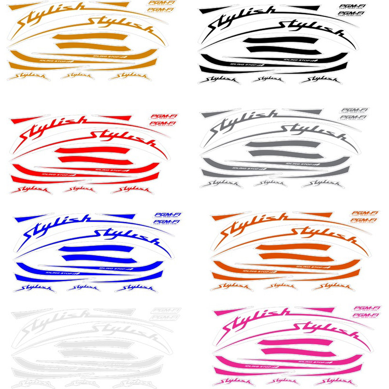 Striping transparan scoopy stylish