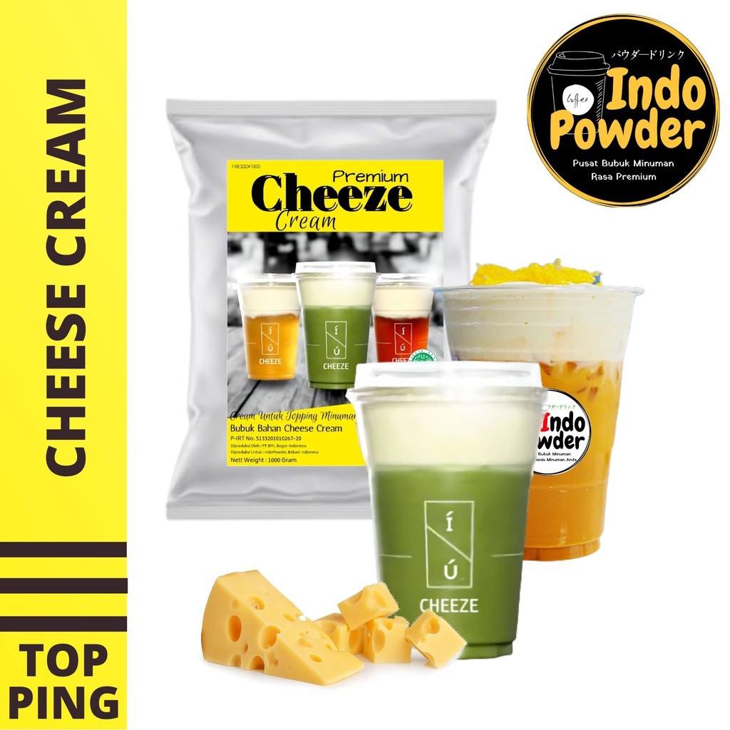 

CREAM CHEESE 1Kg - CREAM CHEESE Powder 1Kg - Bubuk CREAM CHEESE - CREAM CHEESE Bubuk 1kG