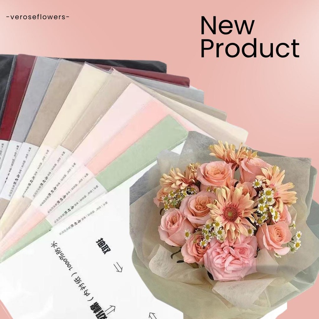 

Kertas Tisu Lining Paper Grosir Wrapping Paper Kertas Bunga Buket Premium 45cm x 58cm