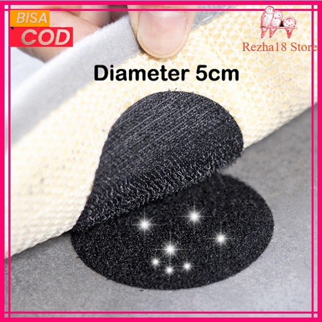 

R18 Velcro Tape Diameter 5cm Perekat Dua Sisi Tempel Anti Slip