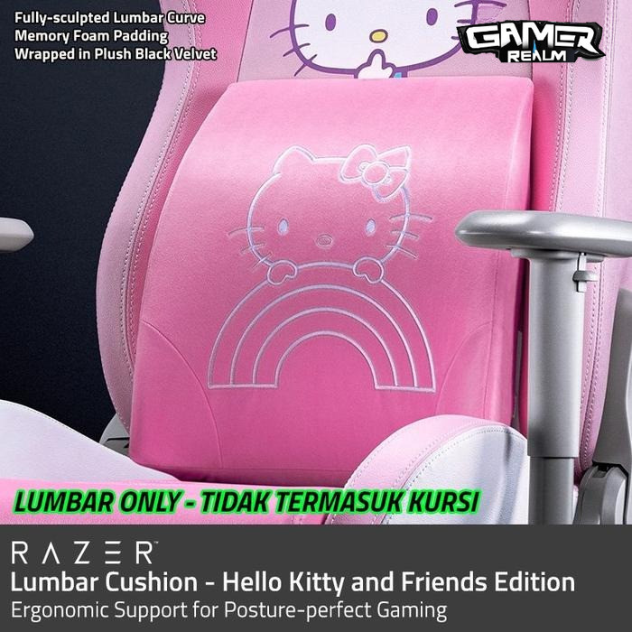 Razer Lumbar Cushion Hello Kitty and Friends Edition Ergonomic Support