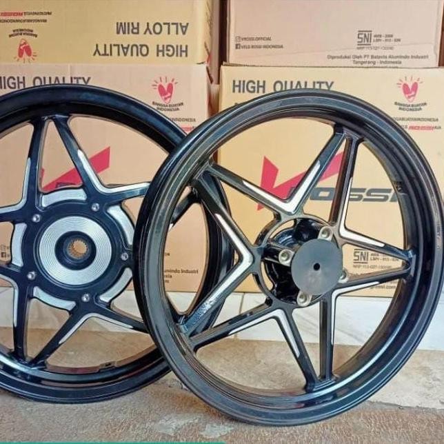WONY Velg Vrossi Venom Orbit Vrossi bintang  - hitam gen 2