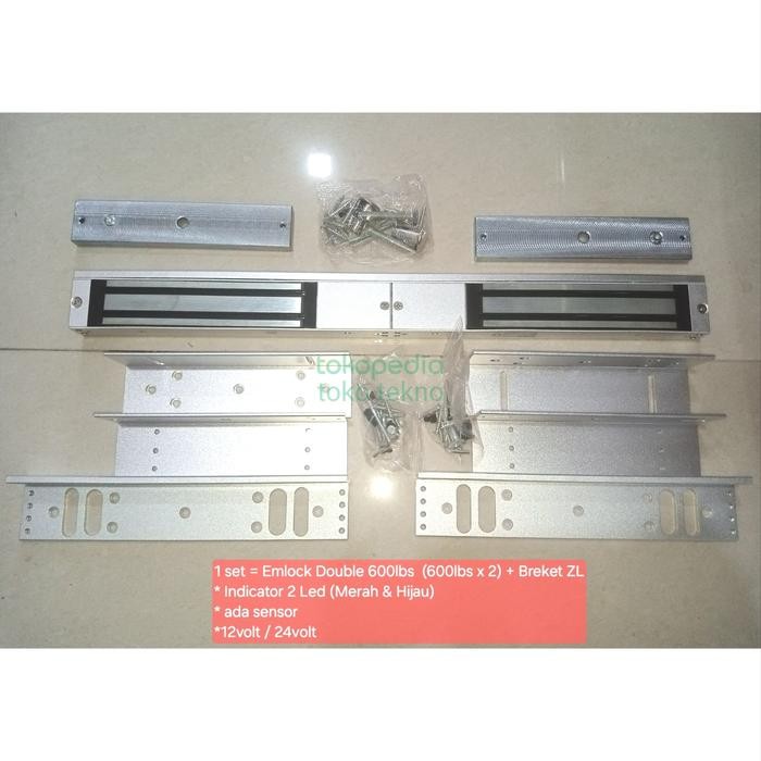 

Emlock Double 2x600lbs & Breket ZL | MLock Double 600lbsx2 (1set)