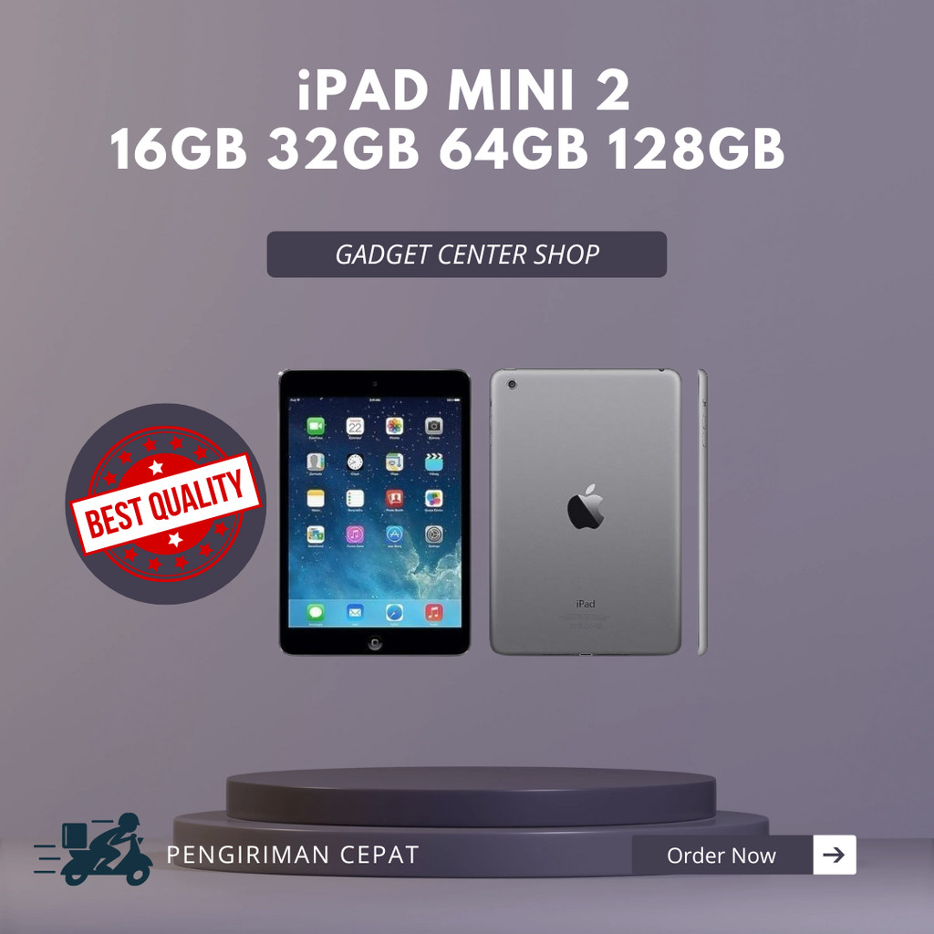 IPAD MINI 2 16GB 32GB 128GB SECOND ORIGINAL WIFI ONLY | GADGET CENTER
