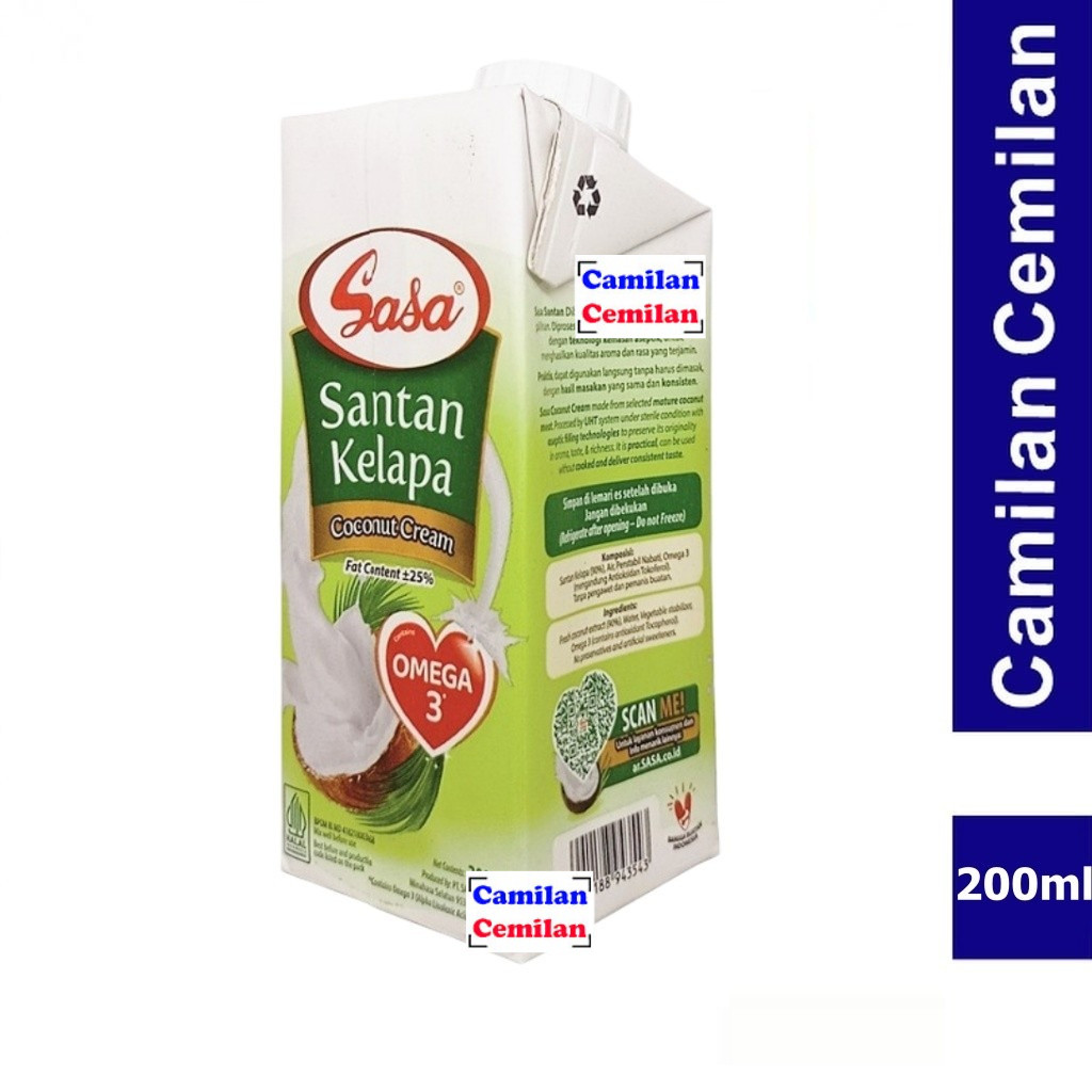 

Sasa Santan Kelapa Instan 200 ml