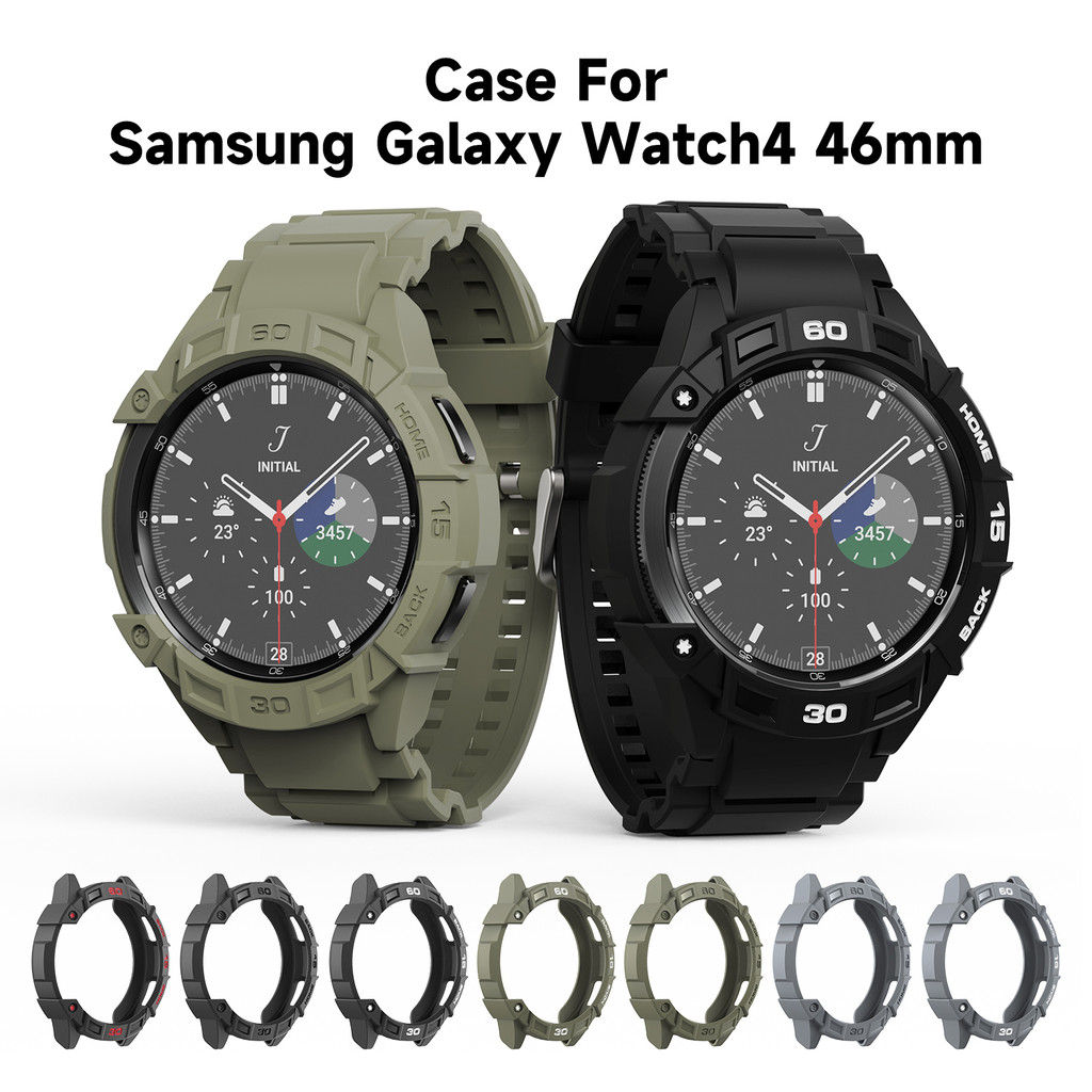 2022 New For Samsung Galaxy Watch 4 Classic 46mm TPU Case Protector Cover Band Strap Bracelet Charge