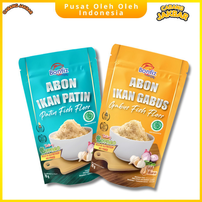 

Abon Ikan Gabus Patin Khas Banjar Baru Kalimantan Selatan Fish Floss Bonfiz PO-IN JB 01