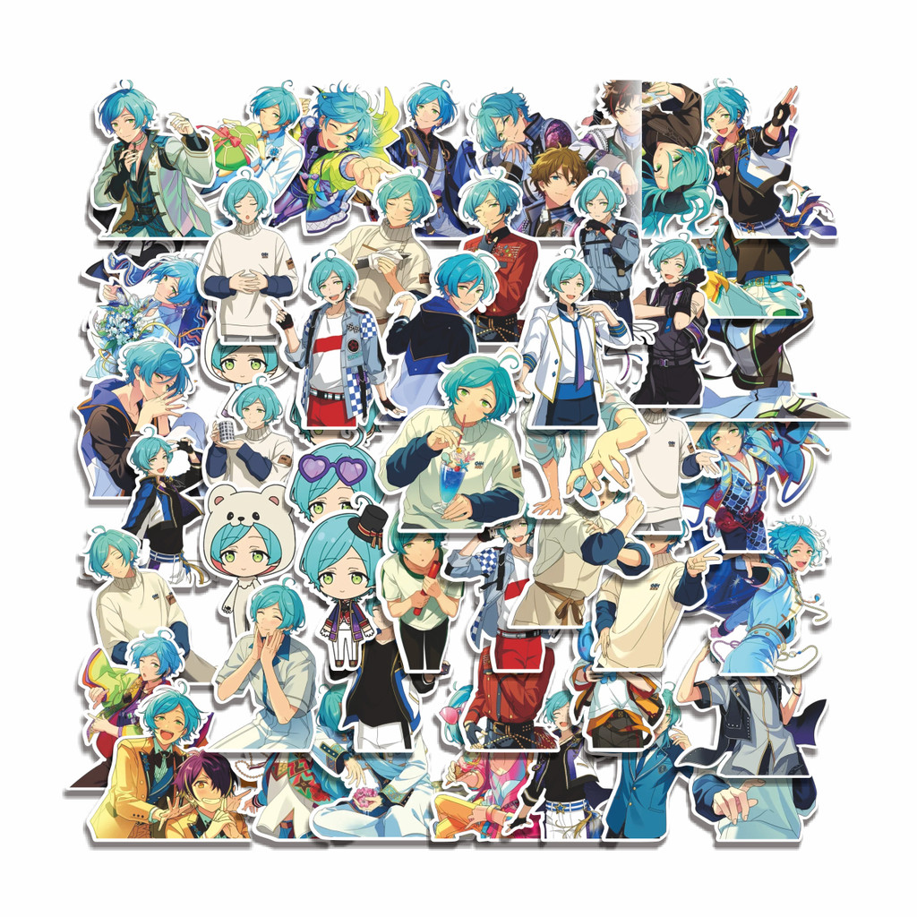 

COD 50 Pcs Stiker Anime KANATA SHINKAI Lucu Anti Air Untuk Dekorasi Notebook Sepeda Skateboard Handphone DIY