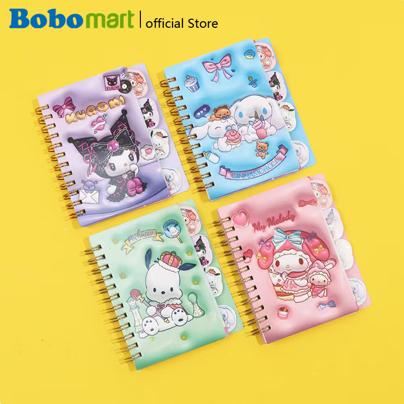 

BOBOMART NOTEBOOK A7 BUKU DIARY AESTHETIC 3D BUKU JURNAL BUKU CATATAN KUROMI MELODY SH-1004