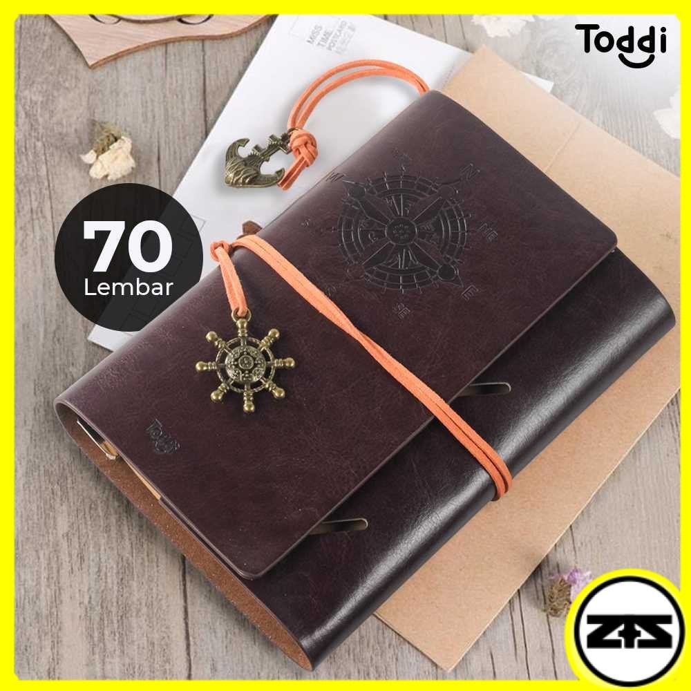 

Buku Jurnal Leather Notebook Diary A6 72GSM 140 Halaman Blank - 8005