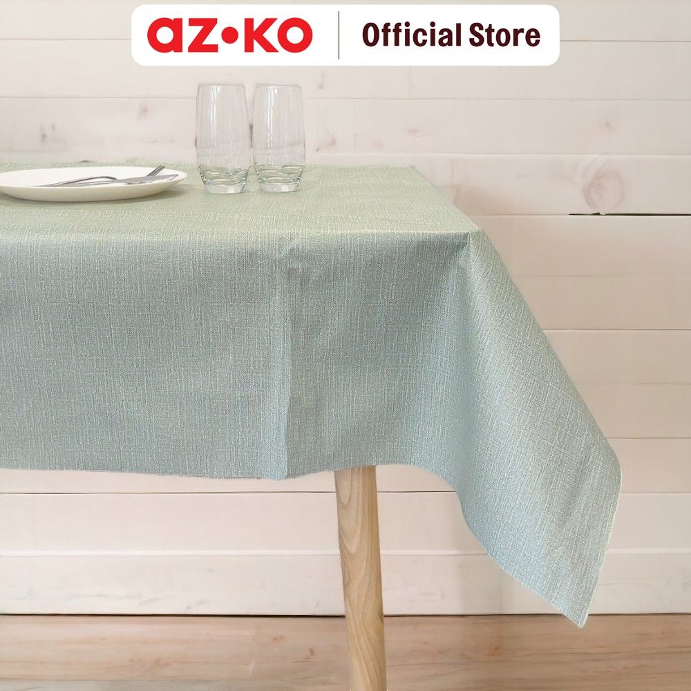 AZKO Forhom Taplak Meja Pvc Kanvas Tablecloth Aesthetic Alas Meja Serbaguna Dekorasi Ruang Makan Rua