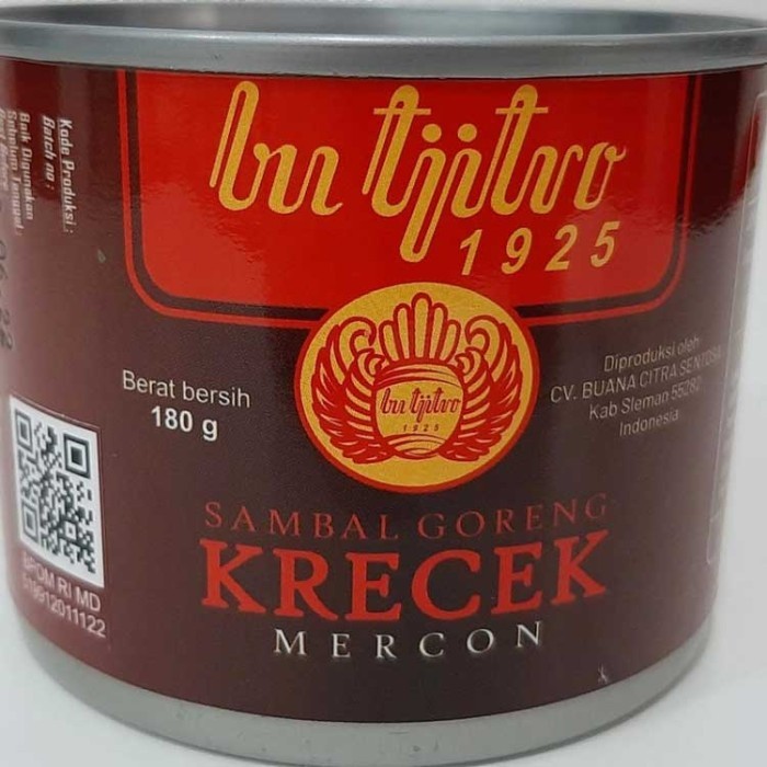 

[New]Best Seller Sambal Krecek Sambel Goreng Krecek 210 gr Oleh Gudeg Kaleng Bu Tjitro - Mercon