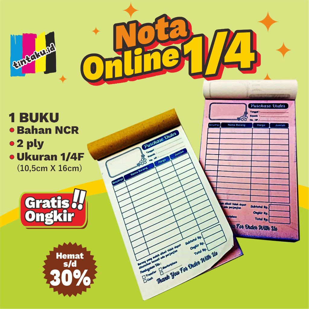

nota olshop NCR 2PLY