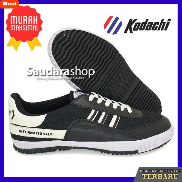 rekomendasi sepatu olahraga brand lokal Sepatu Kodachi 8116 Black white / Sepatu Kodachi Badminton H