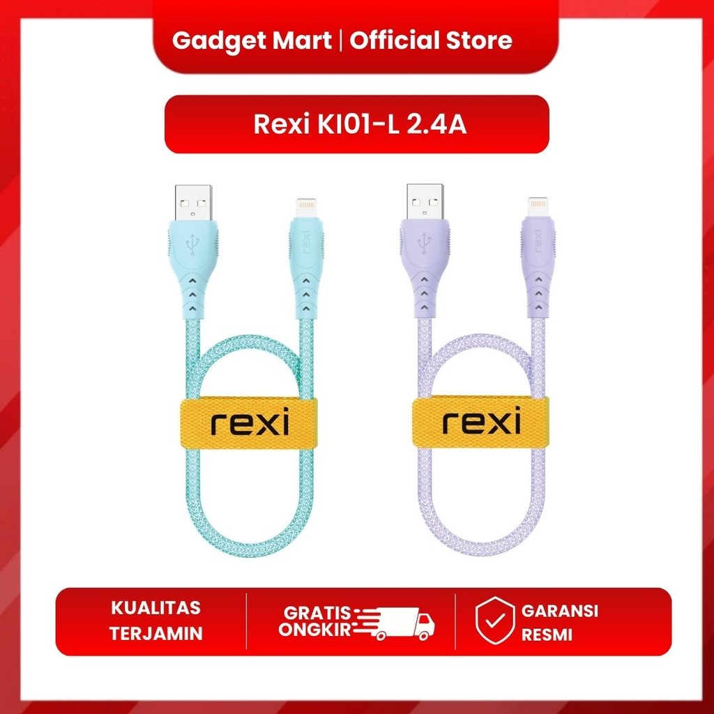 Kabel Data Lightning | Rexi KI01-L 2.4A