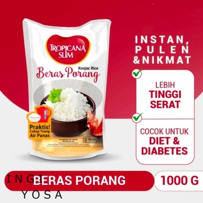 Tropicana Slim Beras Porang 1 kg / beras porang slim tropicana