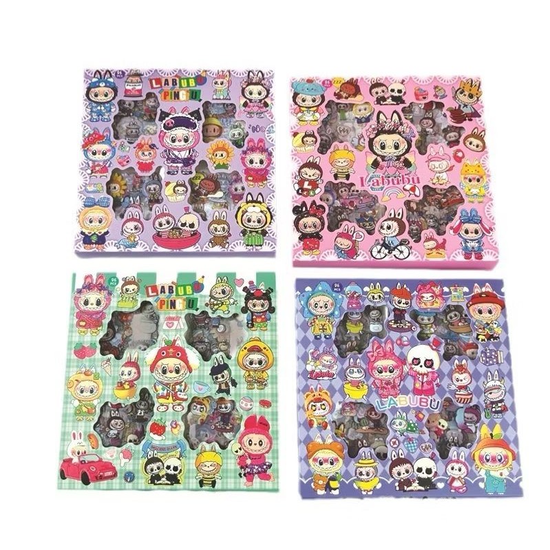 

ACEH.ANL STIKER LABUBU STICKER LABUBU isi 100 Pcs/box LABUBU viral 1 box isi 100pcs mix random