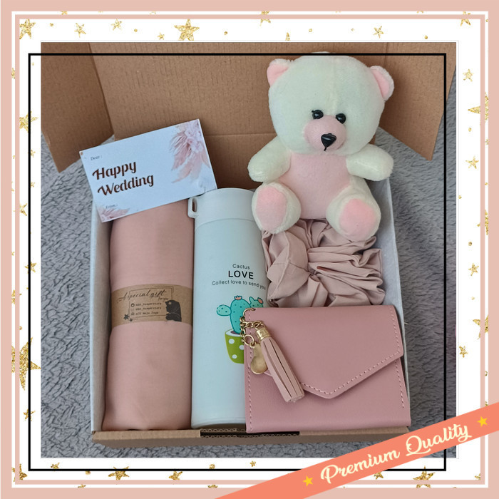 

Hampers buat pacar teman sahabat bestie unik lucu keren kekinian / hamper kado hadiah untuk cewek pacar ulang tahun anniversary valentine - Cokelat, warna happiness