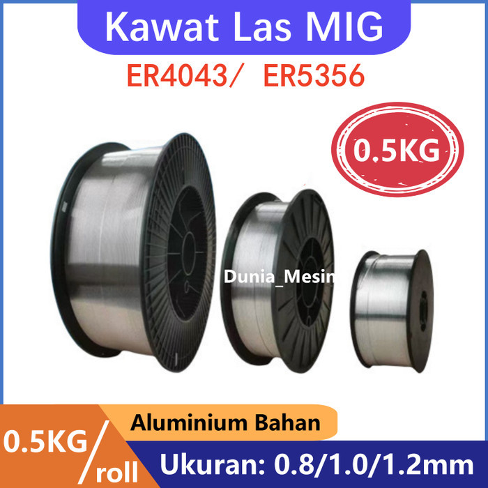 ER5356 ER4043 Kawat Las MIG 7kg Aluminium Alu 0.8mm 1.0mm 1.2mm Almunium MIG Wire Kawat Las Aluminiu