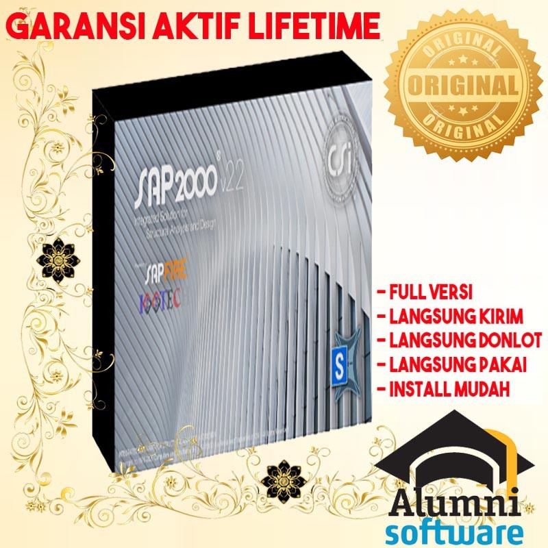 [FULL VERSION] CSI SAP2000 Ultimate v22 LIFETIME - GARANSI AKTIVASI