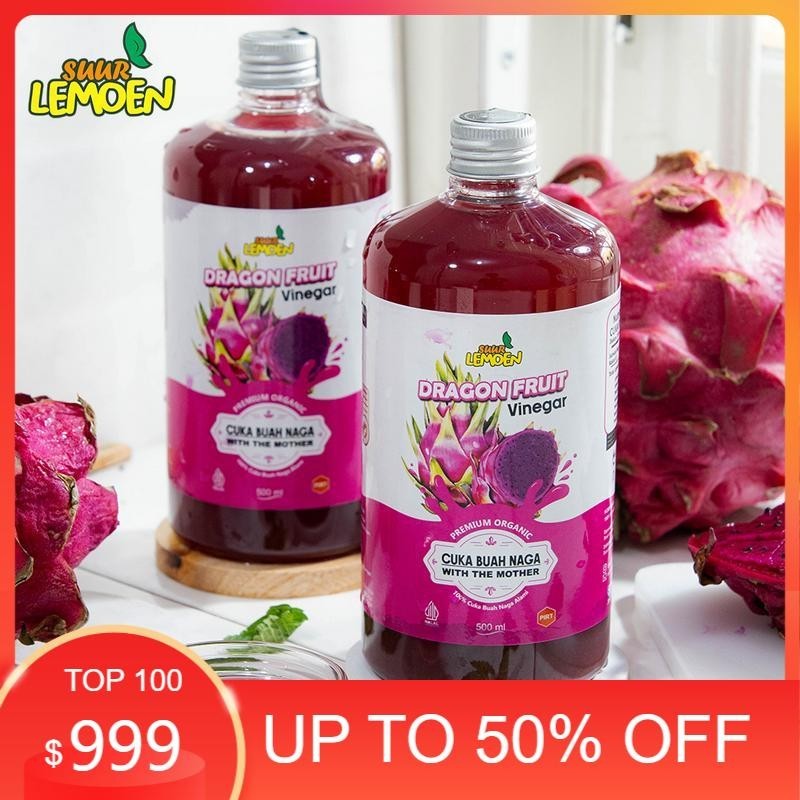 

NORKID HEALTH & BEAUTY Cuka Buah Naga Premium Organik With Mother 1 Liter