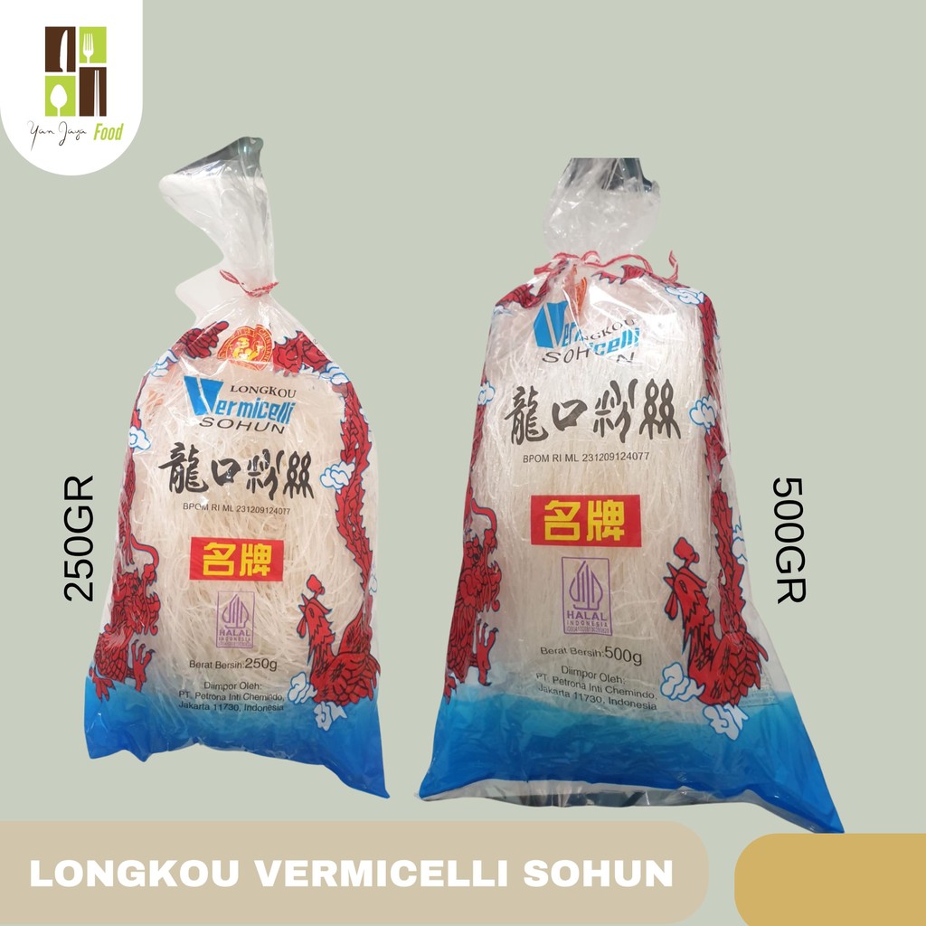 

Sohun Longkou Vermicelli / Soun Naga Kemasan 250gr & 500gr