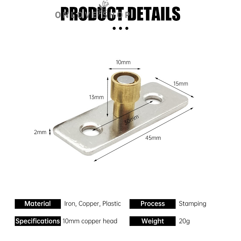 Pemandu Bawah Pintu Kayu Penentu Lokasi Pintu Geser Penghenti Pintu Geser onlove