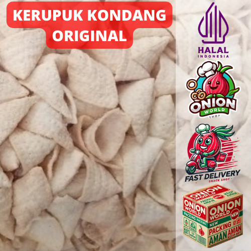 

UWD KERUPUK KONDANG ORI 500gr Yola Yola Ciki Terompet Snack Terompet Potato Corn Kerupuk Kentang