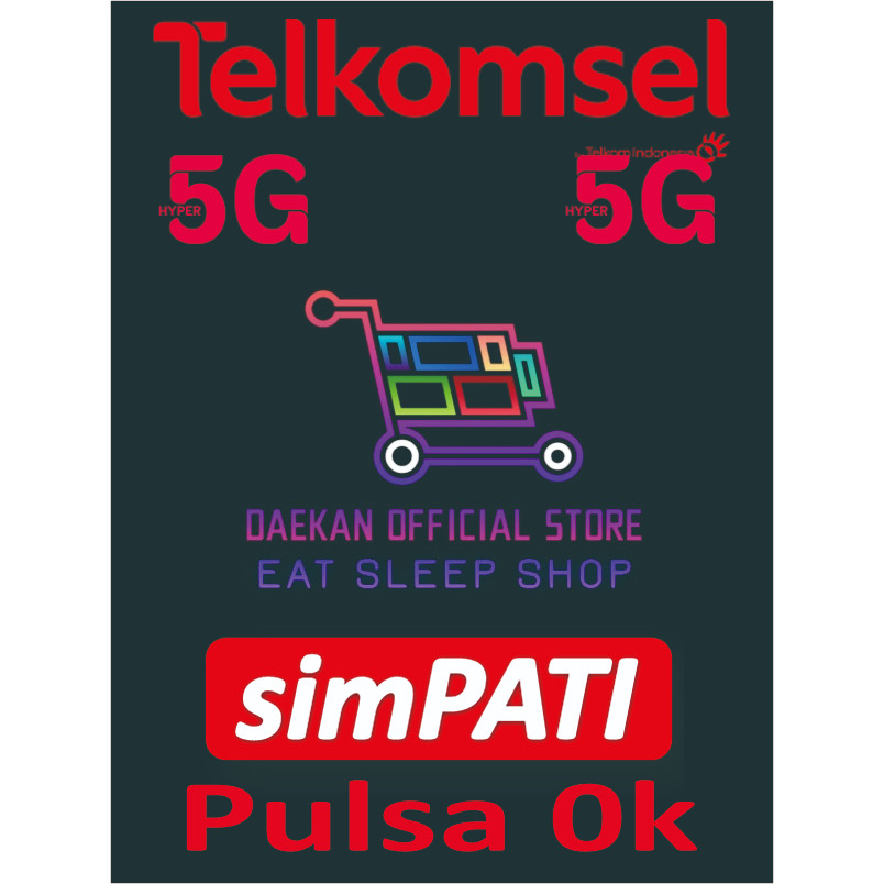 Kartu Perdana Telkomsel Simpati BYU Axis XL Pulsa 0k Tanpa Kuota