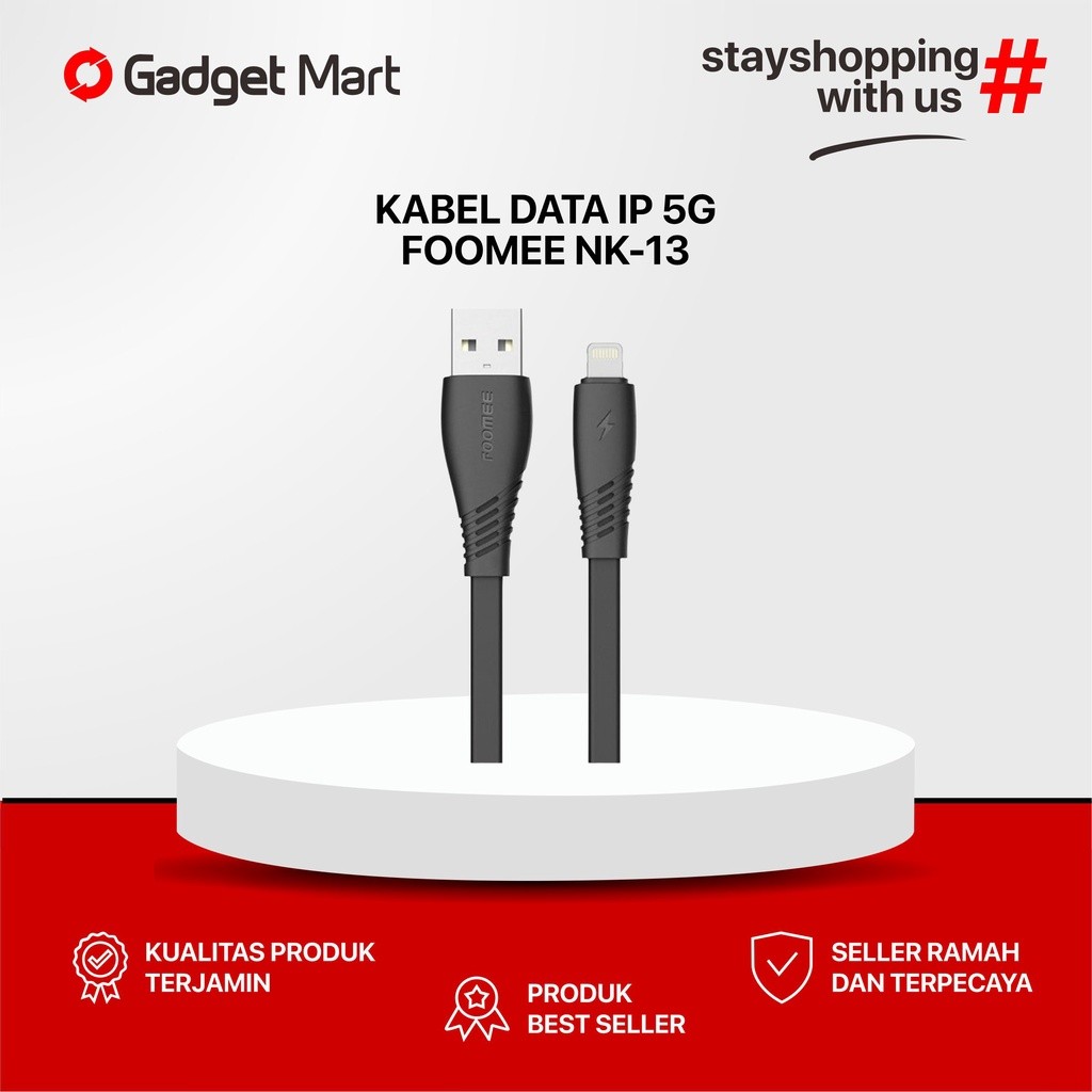 FOOMEE NK13 Data Cable Lightning Fast Charging 2.4A