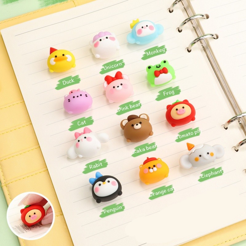 

Eraser Cute Animal 3D 3D Cartoon Mini Ornaments Student Stationery