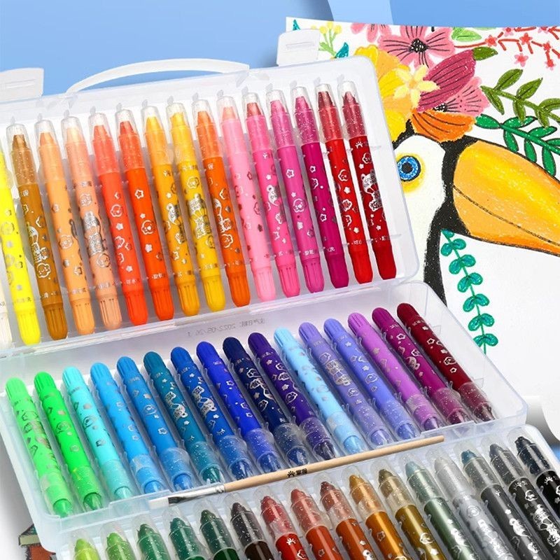 

TERMURAH Silky Crayon Grasp Watercolor Mata Sedang 48 Warna Baru-322