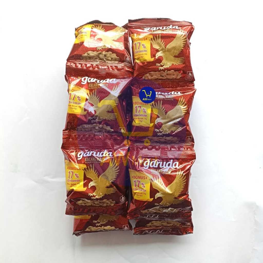 

GARUDA KACANG KULIT PER 1 PAK ISI 2 RENCENG ( 2 RENCENG X 10 SACHET X 14 GRAM ) - KACANG KULIT GARUDA PER RENCENG