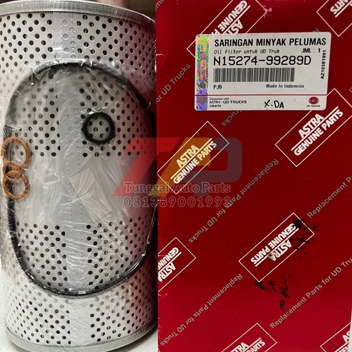 Filter Oli Nissan UD Truk 15274 99289 (Astra Genuine Quality) berkualitas