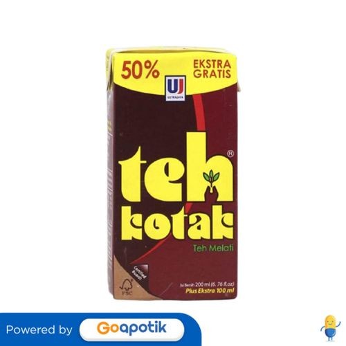 

Ultrajaya Teh Kotak Melati 250 Ml