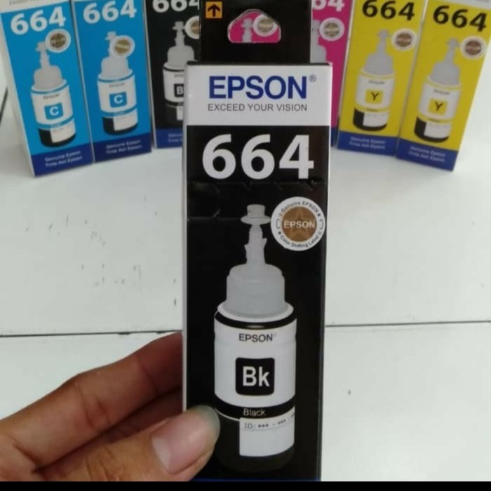 TINTA EPSON 664 BLACK/HITAM L-SERIES L100,L110,L120,L200,L220