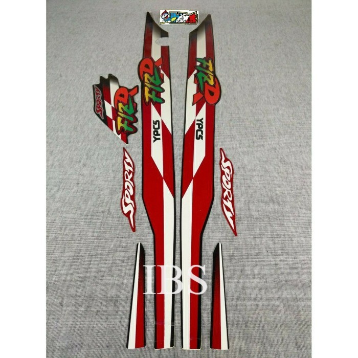 STRIPING FIZR 1997 MERAH STANDAR ORI FIZ R