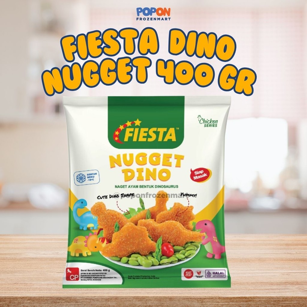 

FIESTA NUGGET DINO 400 GR / NAGET DINO FIESTA