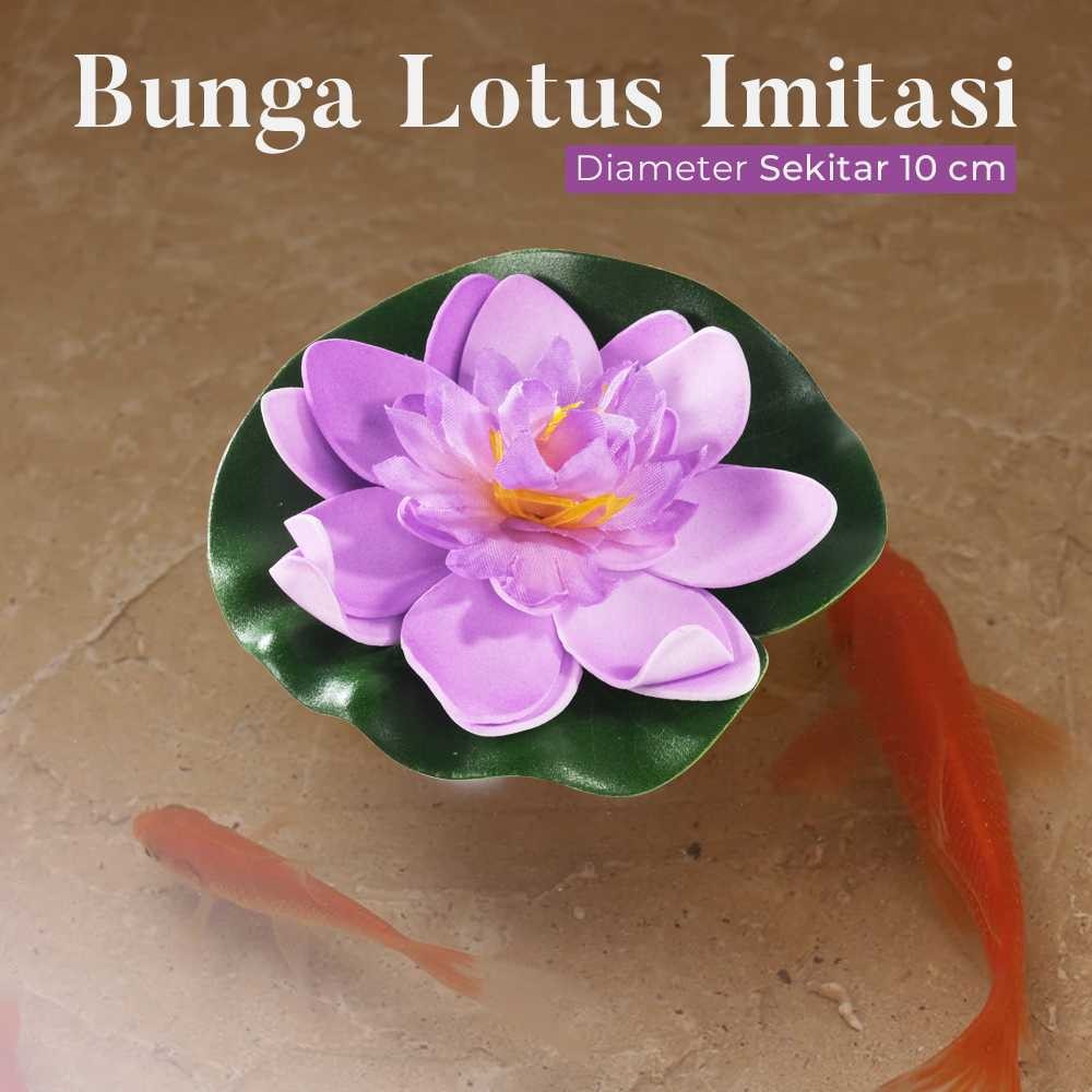 

promo ongkir Februari Bunga Lotus Imitasi Dekorasi Kolam Taman - QZ20 Alat Rumahku