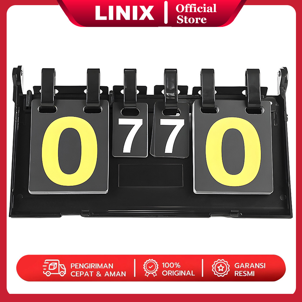 Linix Papan Score / Papan Skor / Score Board 4 Digit Wannalife Score Board Futsal Sepak Bola Basket 