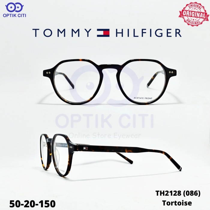 Frame Kacamata Pria / Wanita Tommy Hilfiger 2128 Original || Kacamata Bulat