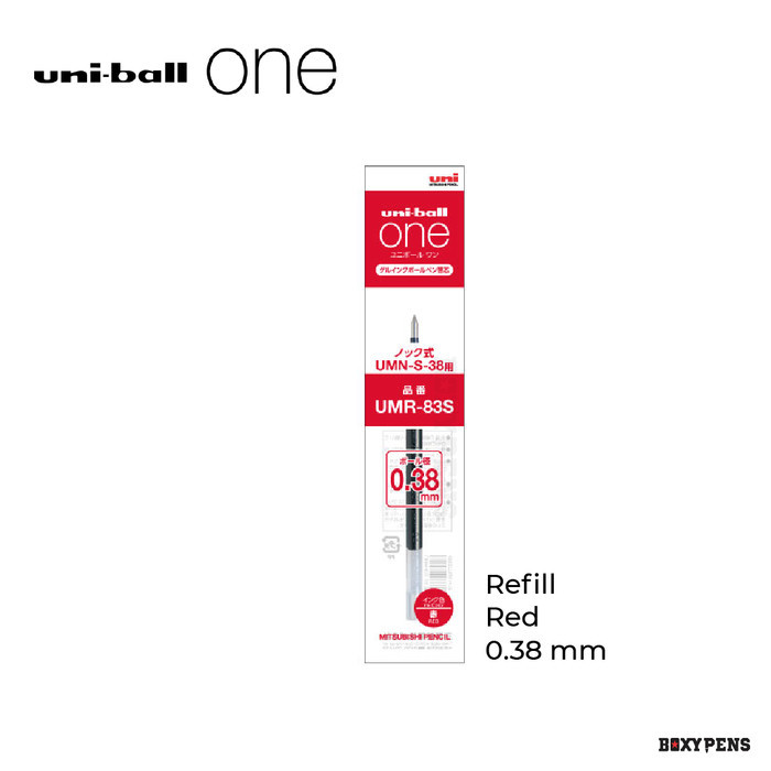 

Uni-ball One Gel Pen Refill - 0.38 mm UMR-38S - Merah