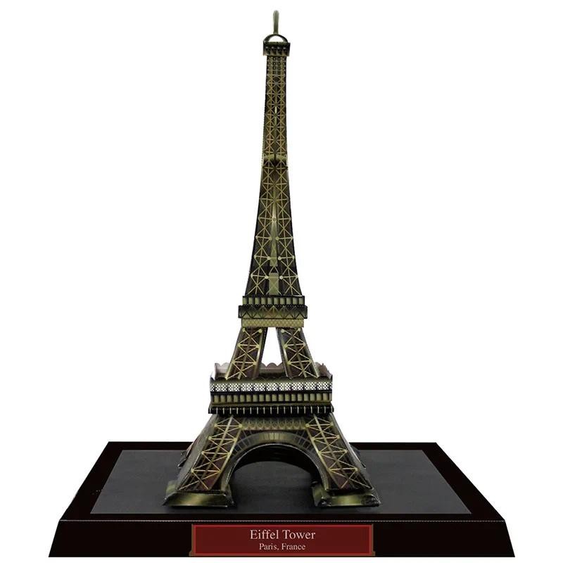 France Eiffel Tower Folding Mini 3D Paper Model Papercraft DIY Art Origami Building Teens Adult Hand