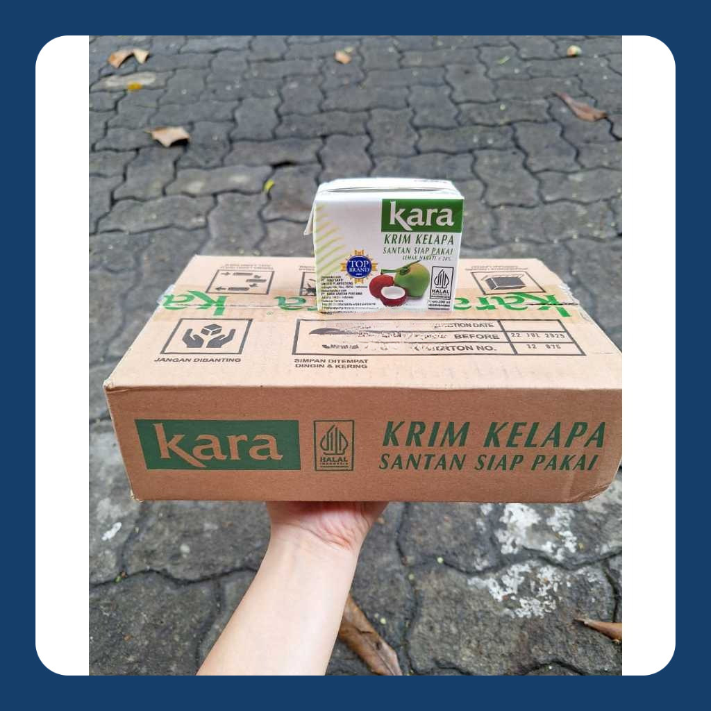 

Kara santan kelapa 200ml - Harga perkarton isi 10 pack