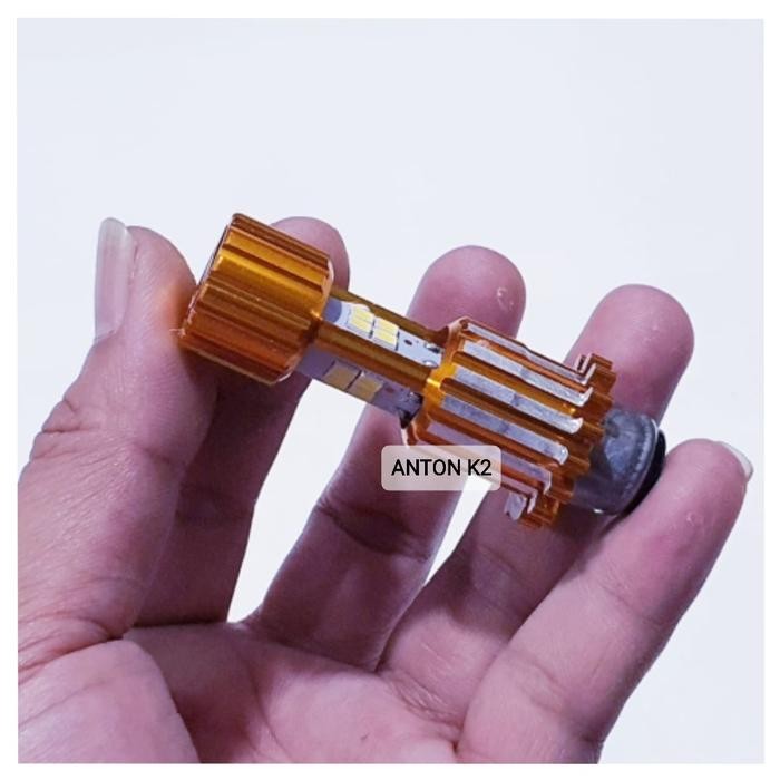 LAMPU DEPAN LED-BOLAM DEPAN LED MIO-MIO SOUL-MIO J-MIO M3-MIO Z-MIO GT - Cassing Gold