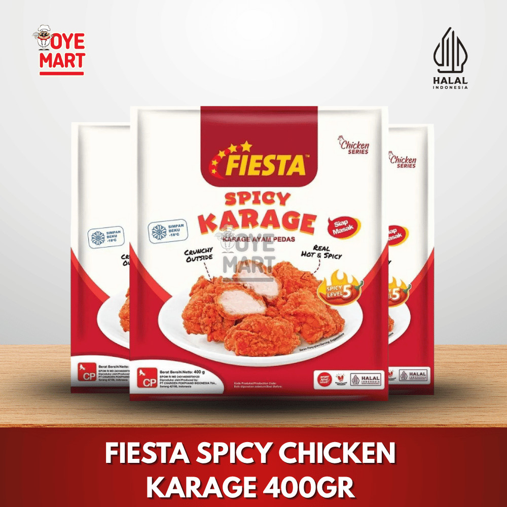 

FIESTA SPICY CHICKEN KARAGE 400GR