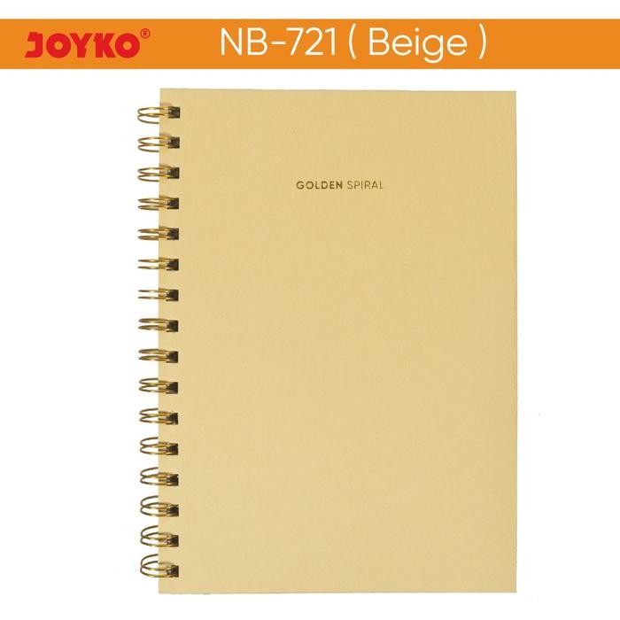 

TERLARIS! Notebook Ring Golden Spiral Joyko NB-721 Happy Stationery - Biru