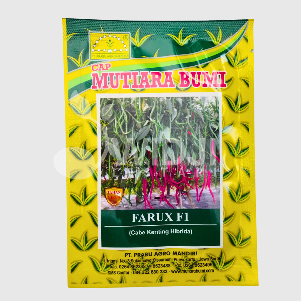 FARUX F1 10gr Benih Cabe Keriting Original CAP MUTIARA BUMI Bibit CMK