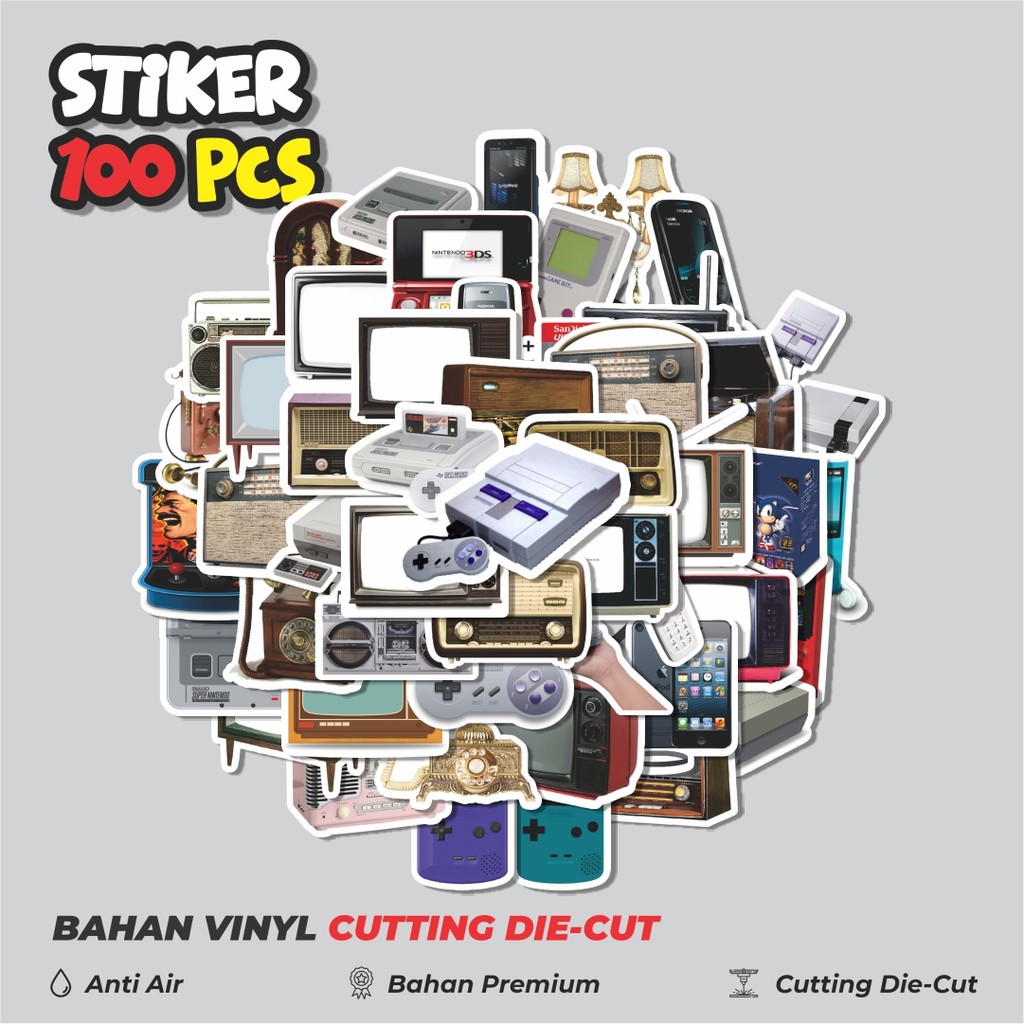 

Terbaru! 50 pcs Stiker Aesthetic Retro Dekorasi Lucu Kreatif untuk Notebook, Skateboard, HP