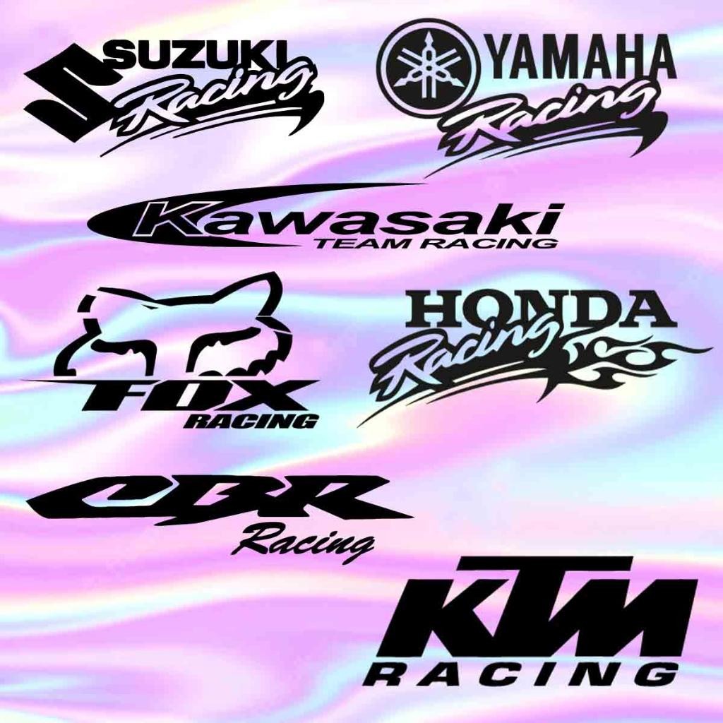 Sticker Motor Bisa Custom Nama Stiker Motor Racing Logo All Racing Cutting Stickers Motorcycle